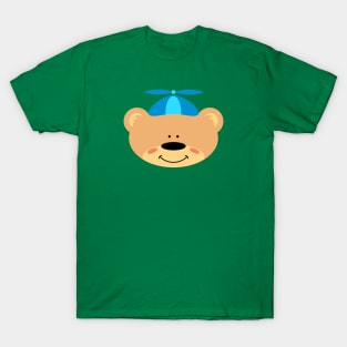 Teddy bear with Propeller Cap T-Shirt